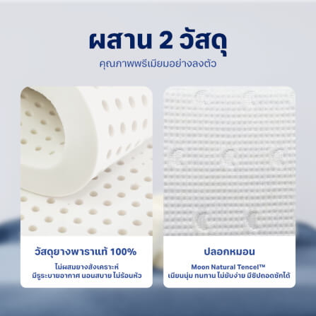 หมอนยางพาราแท้  LUNIO MOON LATEX COSMIC ERGO PILLOW_1